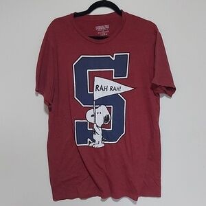 Peanuts snoopy large graphic tshirt